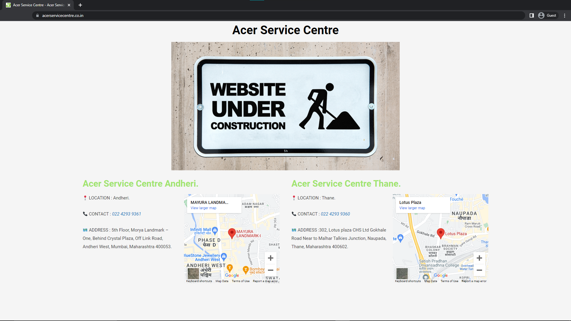 Acer Service Center